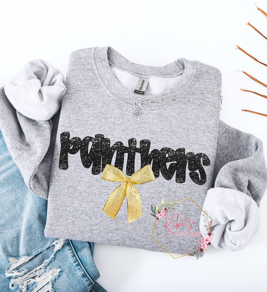 Panthers Faux Glitter