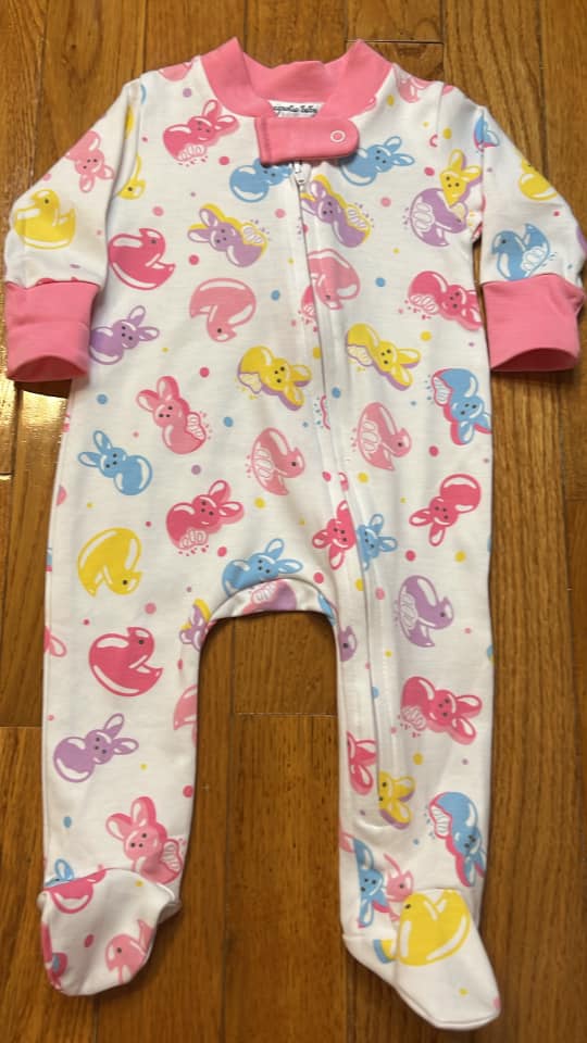 My Peeps Zip Front Romper