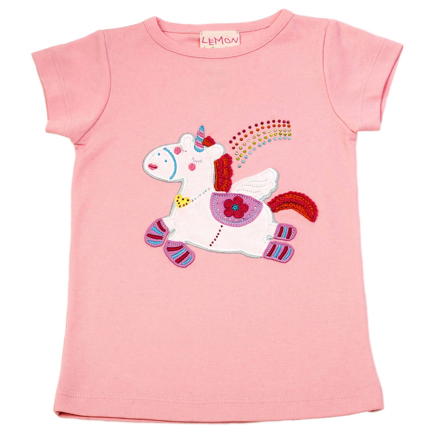 Lemon Loves Lime Boutique - GIRL-Unicorn Power Tee: 4YR