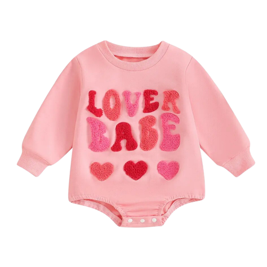 Lover Babe Bodysuit: Pink