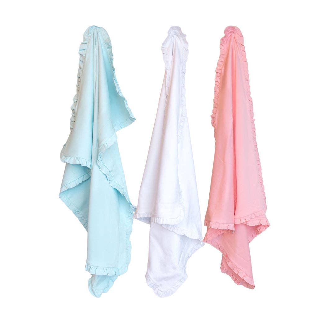 SK Blanks - Ruffle Blanket: Pink